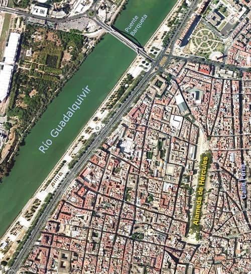 Alameda de Hércules Seville: Bars and terraces